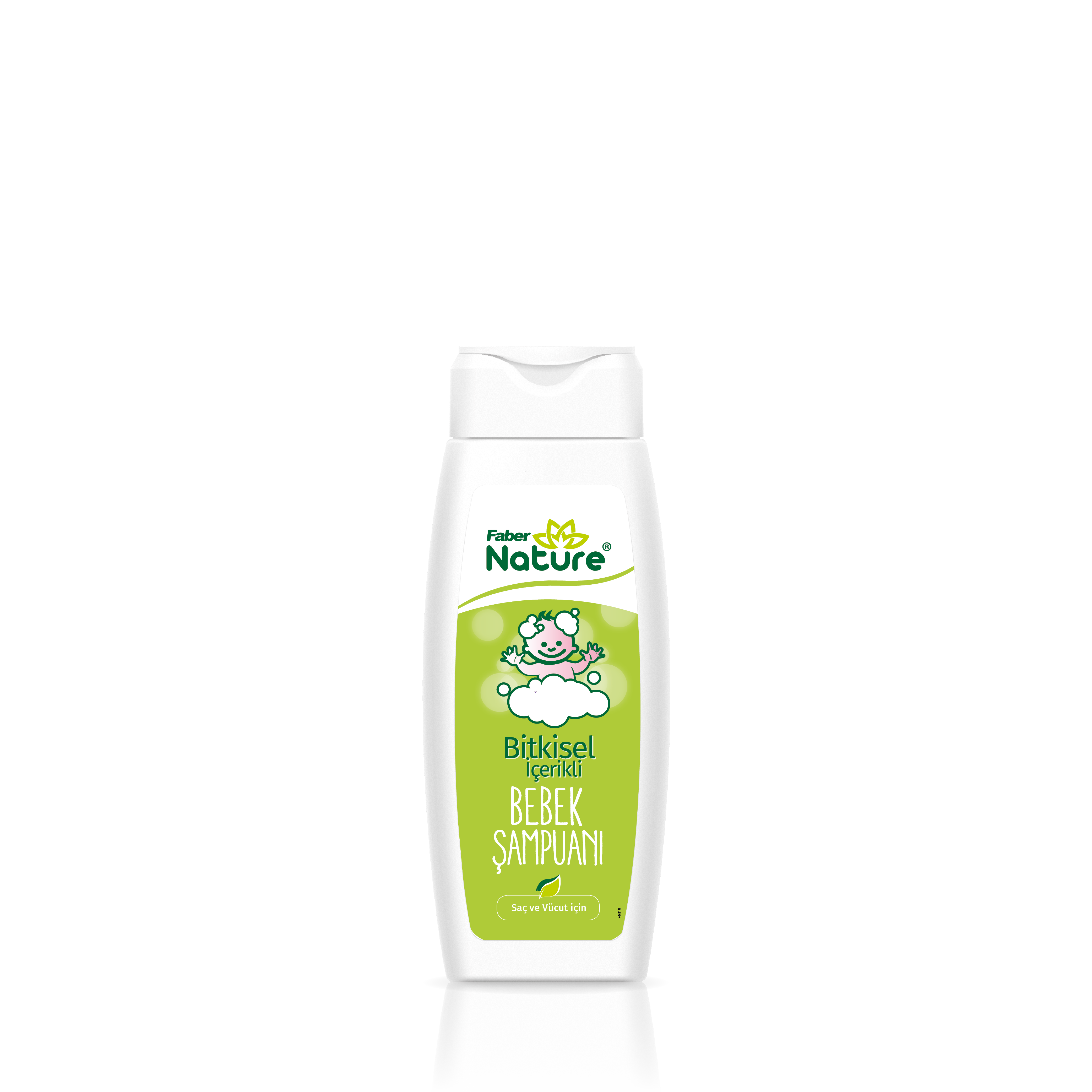 Faber Nature Refresh Hair Bebek Şampuanı - Bitkisel Esaslı Doğal Bebek Şampuanı (Göz yakmayan Hassas ciltler için) (400 ml Şişe)